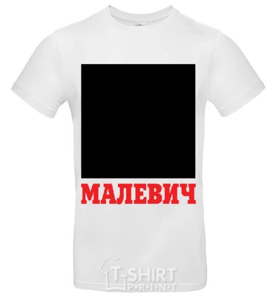 Men's T-Shirt MALEVICH White фото
