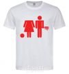Men's T-Shirt BAD GIRL Without had White фото