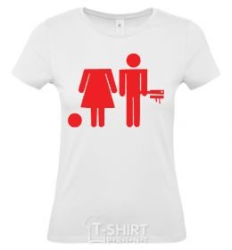 Women's T-shirt BAD GIRL Without had White фото