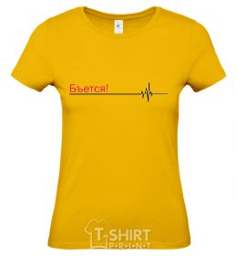 Women's T-shirt BOTH! cornsilk фото