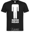 Мужская футболка NEED HEAD Черный фото