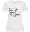 Women's T-shirt STAY HERE I LOVE YOU White фото