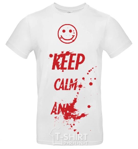 Men's T-Shirt KEEP-CALM-AND... White фото