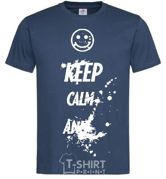 Мужская футболка KEEP-CALM-AND... Темно-синий фото