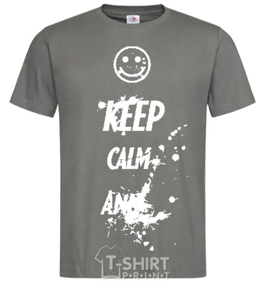 Men's T-Shirt KEEP-CALM-AND... dark-grey фото