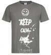 Мужская футболка KEEP-CALM-AND... Графит фото