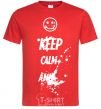 Мужская футболка KEEP-CALM-AND... Красный фото