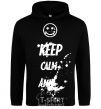 Men`s hoodie KEEP-CALM-AND... black фото