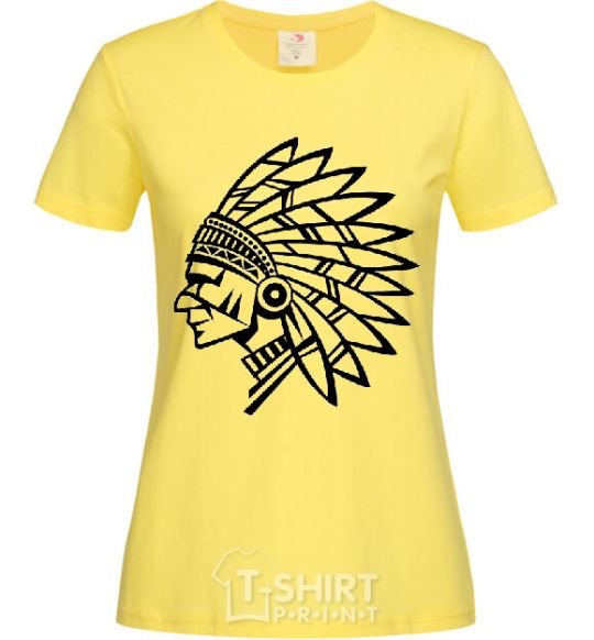 Женская футболка ИНДЕЕЦ Лимонный фото