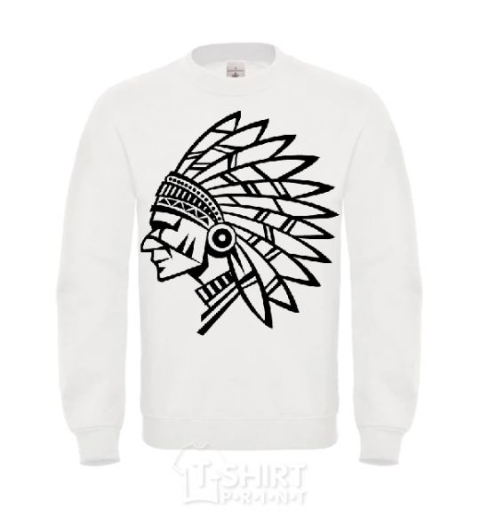 Sweatshirt INDIAN White фото