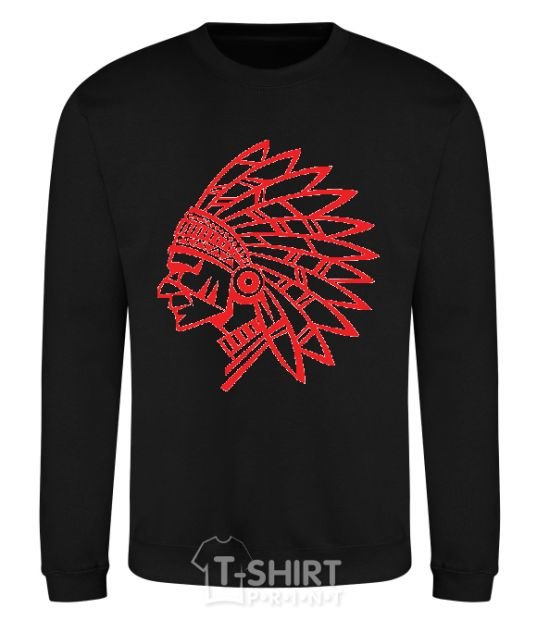 Sweatshirt INDIAN black фото