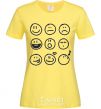 Women's T-shirt SMILES cornsilk фото