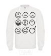 Sweatshirt SMILES White фото