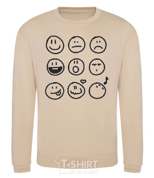 Sweatshirt SMILES sand фото