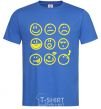 Men's T-Shirt SMILES royal-blue фото