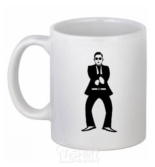 Ceramic mug GANGNAM White фото