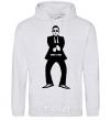 Men`s hoodie GANGNAM sport-grey фото