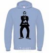 Men`s hoodie GANGNAM sky-blue фото