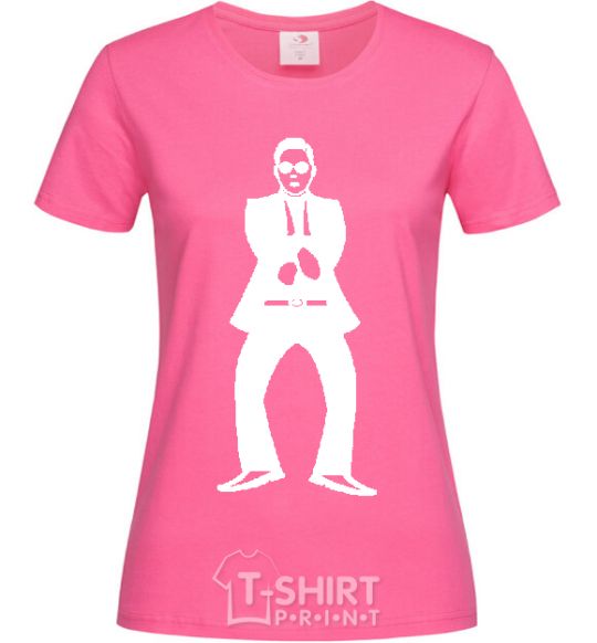 Женская футболка GANGNAM Ярко-розовый фото
