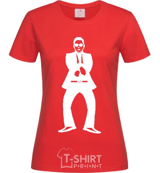 Women's T-shirt GANGNAM red фото