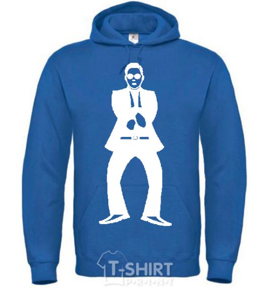 Men`s hoodie GANGNAM royal фото