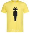 Men's T-Shirt DJ in headphones cornsilk фото