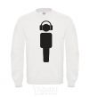 Sweatshirt DJ in headphones White фото