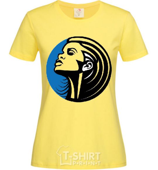 Женская футболка RIHANNA ROUND Лимонный фото