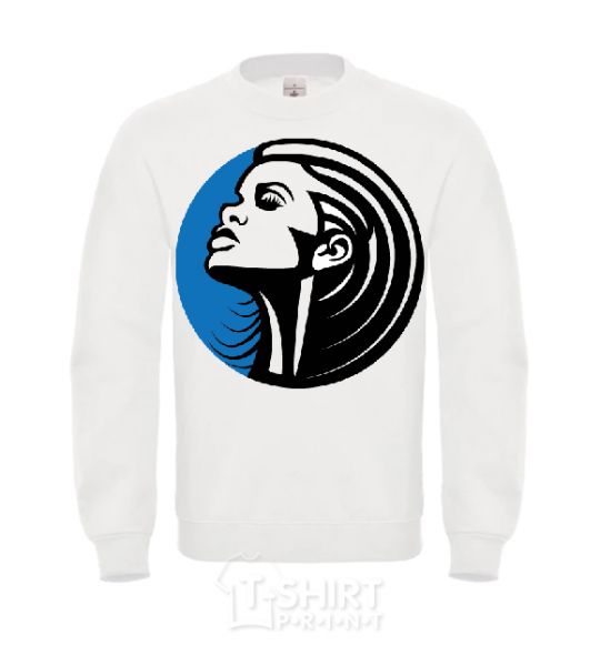 Sweatshirt RIHANNA ROUND White фото