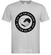 Men's T-Shirt SAY NO TO RASIZM grey фото