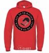 Men`s hoodie SAY NO TO RASIZM bright-red фото