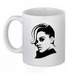 Ceramic mug RIHANNA V.1 White фото