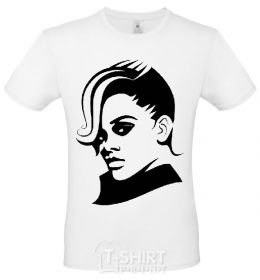 Men's T-Shirt RIHANNA V.1 White фото