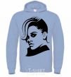 Men`s hoodie RIHANNA V.1 sky-blue фото