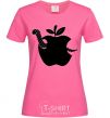Women's T-shirt WORM IN APPLE heliconia фото