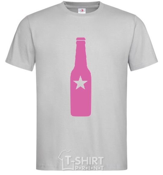 Men's T-Shirt BOTTLE grey фото