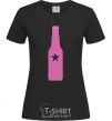 Women's T-shirt BOTTLE black фото