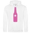 Men`s hoodie BOTTLE White фото