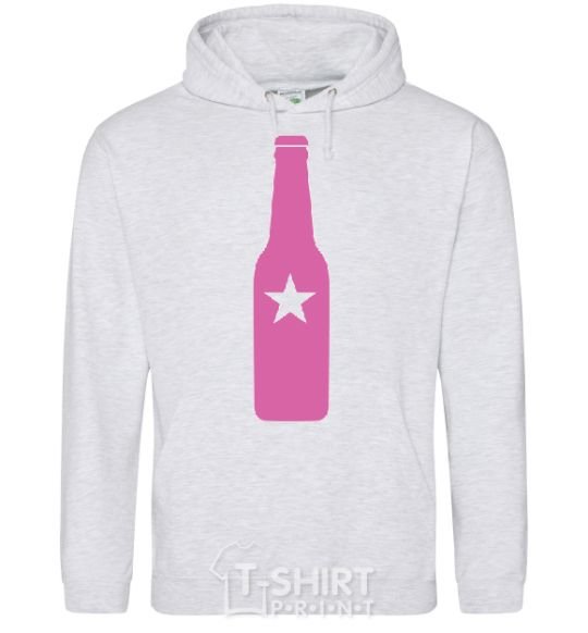 Men`s hoodie BOTTLE sport-grey фото