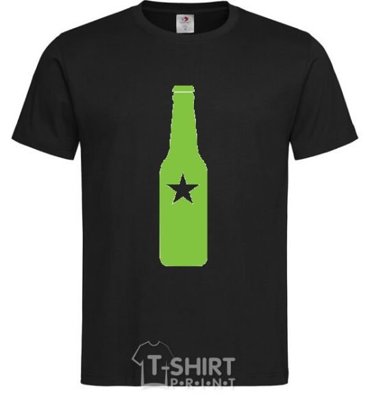 Men's T-Shirt BOTTLE black фото