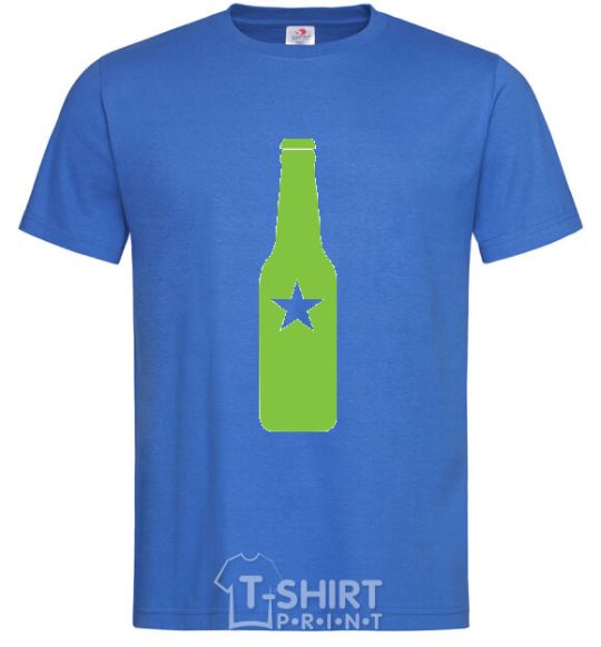 Men's T-Shirt BOTTLE royal-blue фото