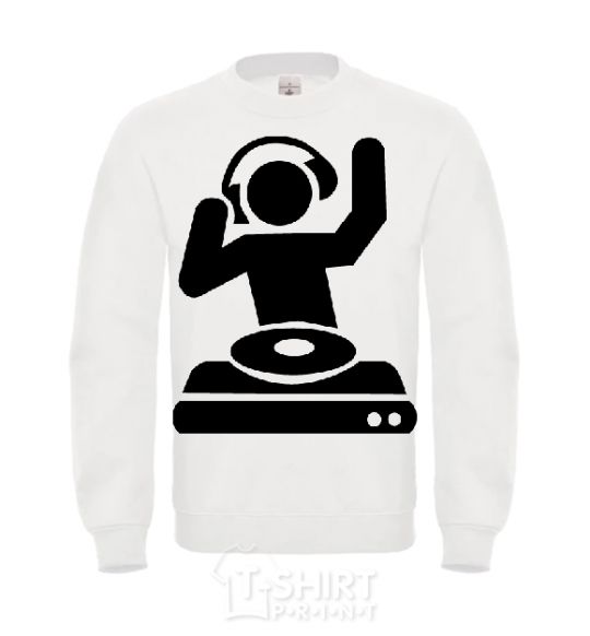 Sweatshirt DJ PLAYING White фото