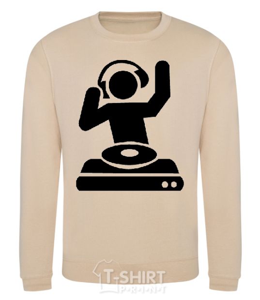 Sweatshirt DJ PLAYING sand фото