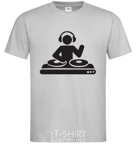 Men's T-Shirt DJ ACID grey фото