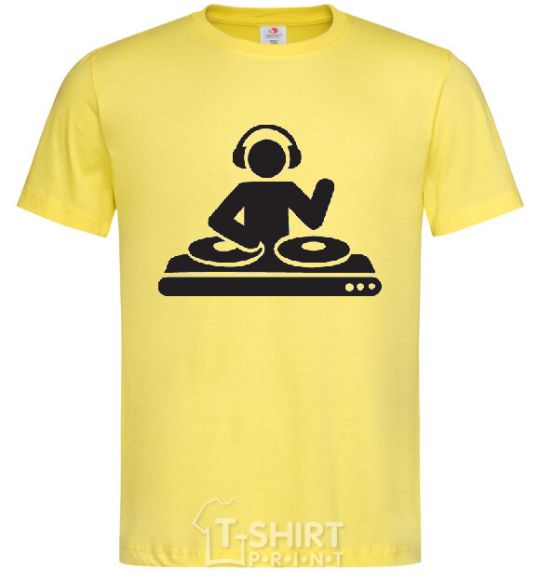 Men's T-Shirt DJ ACID cornsilk фото