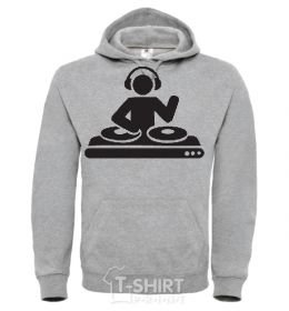 Men`s hoodie DJ ACID sport-grey фото