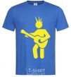 Men's T-Shirt GUITAR-MAN royal-blue фото