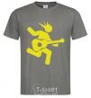 Men's T-Shirt GUITAR JUMP dark-grey фото