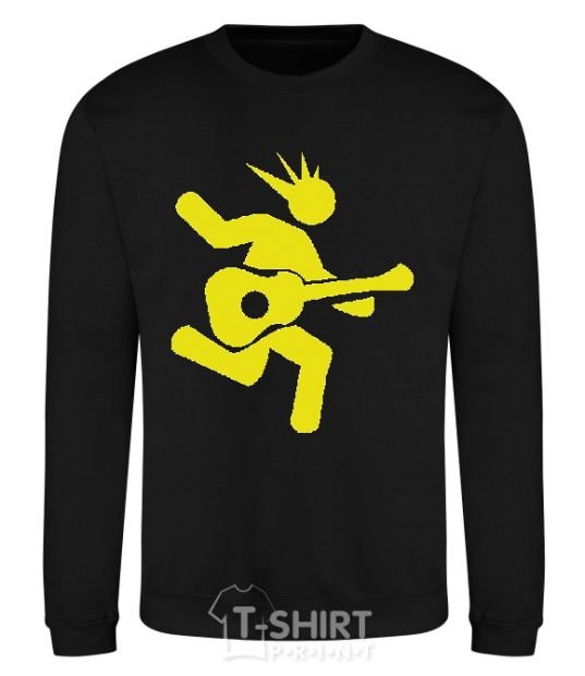 Sweatshirt GUITAR JUMP black фото