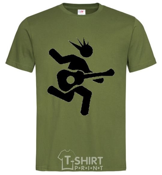 Men's T-Shirt GUITAR JUMP millennial-khaki фото